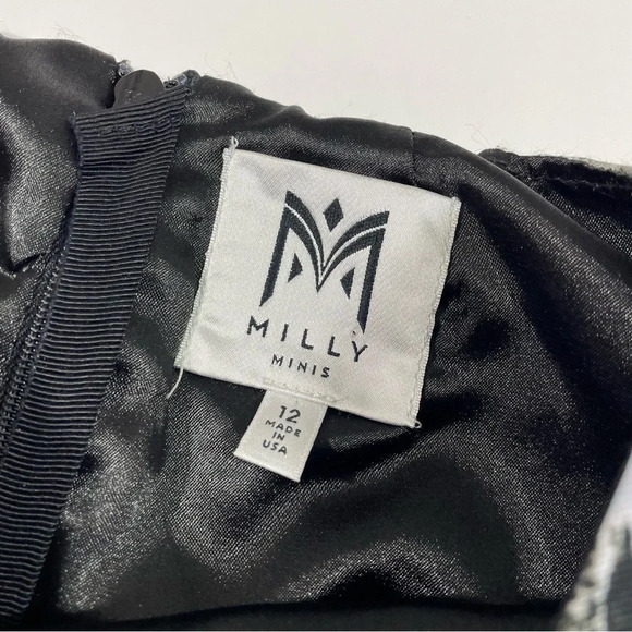 Milly Minis Painted Floral Party Dress - Picture 4 of 6